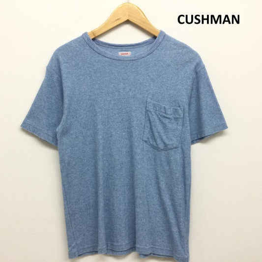 クッシュマン CUSHMAN Tシャツ 半袖 ポケット Tシャツ 無地 コットン S 水色 / ライトブルー / メンズ USED 古着 中古 50134674