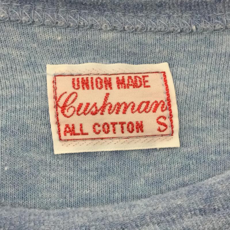 クッシュマン CUSHMAN Tシャツ 半袖 ポケット Tシャツ 無地 コットン S 水色 / ライトブルー / メンズ USED 古着 中古 50134674