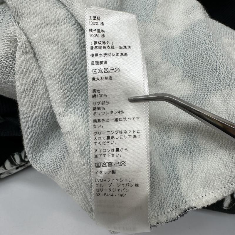 セリーヌ CELINE パーカー 長袖 22SS Amy Dorian Artist Print Hoodie エイミードリアン アーティスト プリント パーカー 2Y641427Q XS 黒 / ブラック / black X 白 / ホワイト / white メンズ USED 古着 中古 50134687