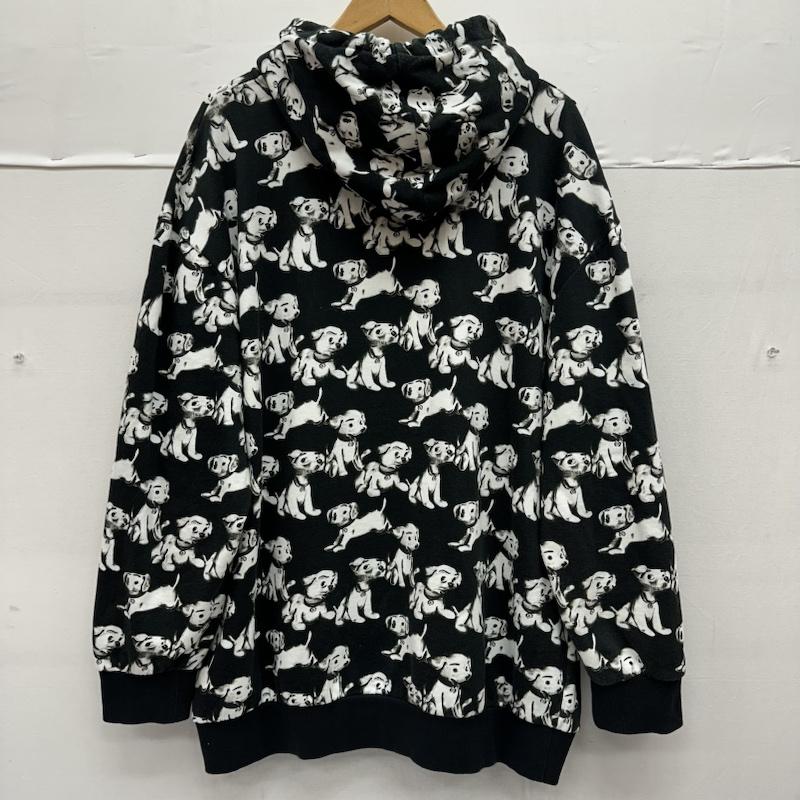 セリーヌ CELINE パーカー 長袖 22SS Amy Dorian Artist Print Hoodie エイミードリアン アーティスト プリント パーカー 2Y641427Q XS 黒 / ブラック / black X 白 / ホワイト / white メンズ USED 古着 中古 50134687