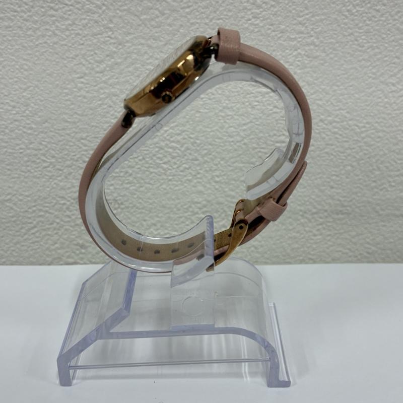 マイケルコース MICHAEL KORS 腕時計 アナログ（クォーツ式） MK-2735 レザーベルト アナログ クォーツ 腕時計 ローズゴールド クリスタル - 桃 / ピンク / pink レディース USED 古着 中古 50134700