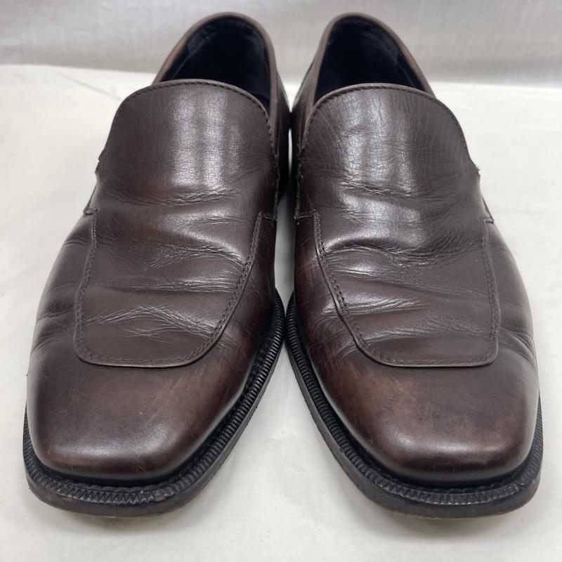 バーバリー BURBERRY 革靴 革靴 112354 BU1518 ダークブラウン レザー スリッポン 24.0cm ダークブラウン / ダークブラウン / メンズ USED 古着 中古 50134706