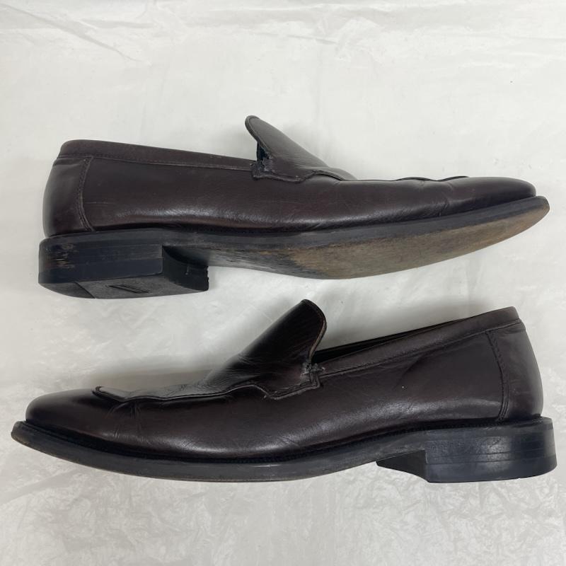 バーバリー BURBERRY 革靴 革靴 112354 BU1518 ダークブラウン レザー スリッポン 24.0cm ダークブラウン / ダークブラウン / メンズ USED 古着 中古 50134706