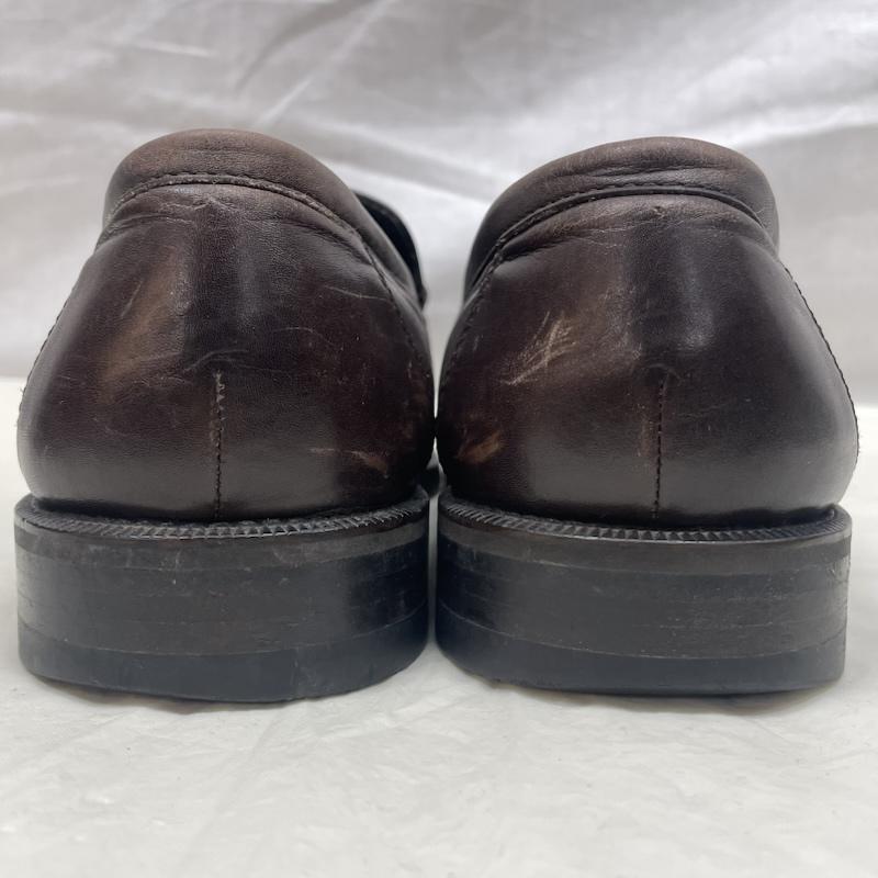 バーバリー BURBERRY 革靴 革靴 112354 BU1518 ダークブラウン レザー スリッポン 24.0cm ダークブラウン / ダークブラウン / メンズ USED 古着 中古 50134706
