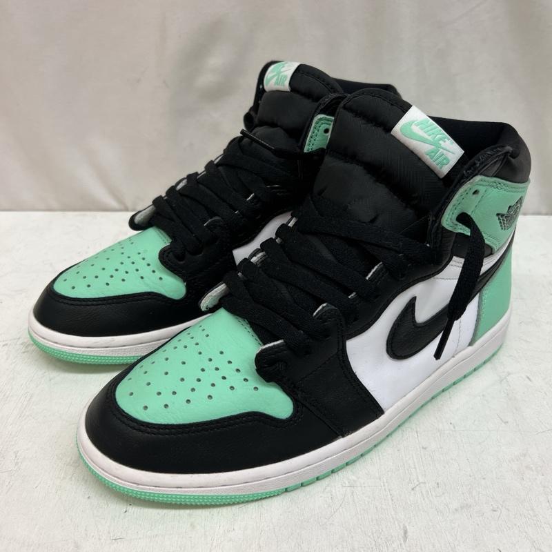 ナイキ NIKE スニーカー スニーカー AIR JORDAN 1 RETRO HIGH OG  GREEN GLOW  DZ5485-130 エアジョーダン 26.0cm メンズ USED 古着 中古 50134770
