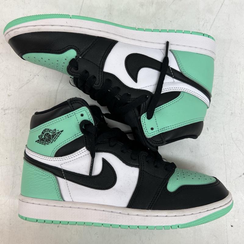 ナイキ NIKE スニーカー スニーカー AIR JORDAN 1 RETRO HIGH OG  GREEN GLOW  DZ5485-130 エアジョーダン 26.0cm メンズ USED 古着 中古 50134770