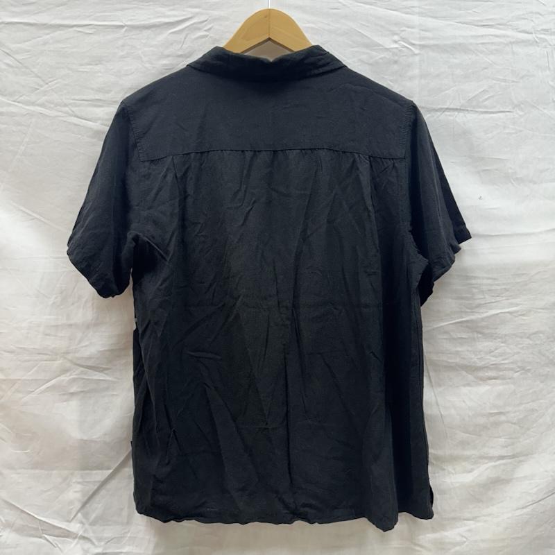 ステューシー STUSSY シャツ、ブラウス 半袖 COCKTAIL SHIRT カクテルシャツ オープンカラー 開襟 半袖 レーヨン M 黒 / ブラック / black メンズ USED 古着 中古 50134782