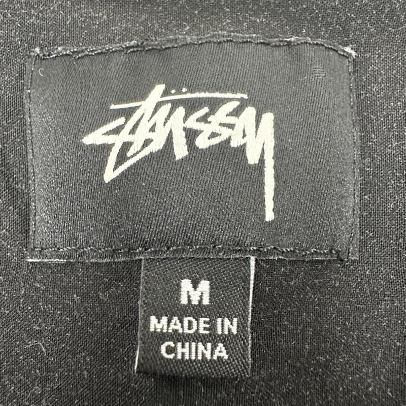 ステューシー STUSSY シャツ、ブラウス 半袖 COCKTAIL SHIRT カクテルシャツ オープンカラー 開襟 半袖 レーヨン M 黒 / ブラック / black メンズ USED 古着 中古 50134782