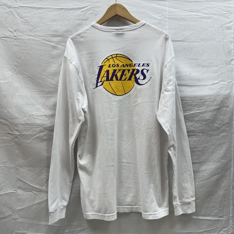 古着 USED Tシャツ 長袖 OCTOBER S VERY OWN オクトーバーズ ベリー オウン OVO ×NBA LOS ANGELES LAKERS ロンT L 白 / ホワイト / white メンズ USED 古着 中古 50134788