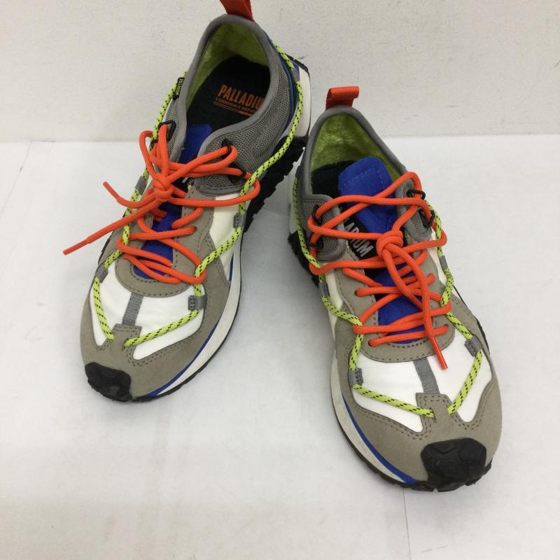パラディウム PALLADIUM スニーカー スニーカー パラディウム TROOP RUNNER LACE IT 77997-056 26.5cm 白 / ホワイト / white X 灰 / グレー / gray メンズ USED 古着 中古 50134836