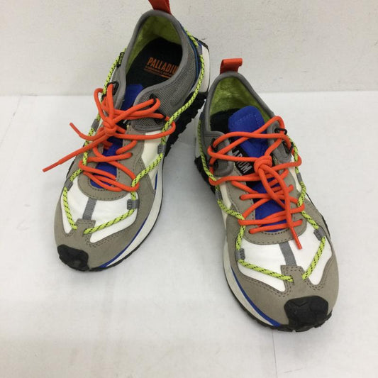 パラディウム PALLADIUM スニーカー スニーカー パラディウム TROOP RUNNER LACE IT 77997-056 26.5cm 白 / ホワイト / white X 灰 / グレー / gray メンズ USED 古着 中古 50134836