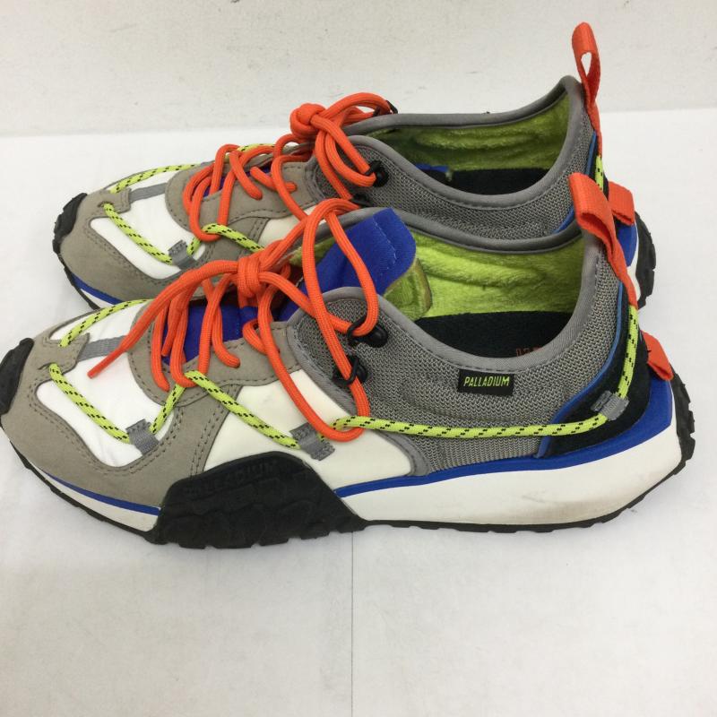 パラディウム PALLADIUM スニーカー スニーカー パラディウム TROOP RUNNER LACE IT 77997-056 26.5cm 白 / ホワイト / white X 灰 / グレー / gray メンズ USED 古着 中古 50134836