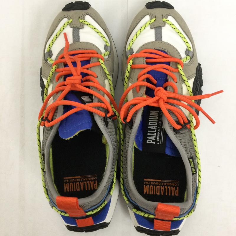 パラディウム PALLADIUM スニーカー スニーカー パラディウム TROOP RUNNER LACE IT 77997-056 26.5cm 白 / ホワイト / white X 灰 / グレー / gray メンズ USED 古着 中古 50134836