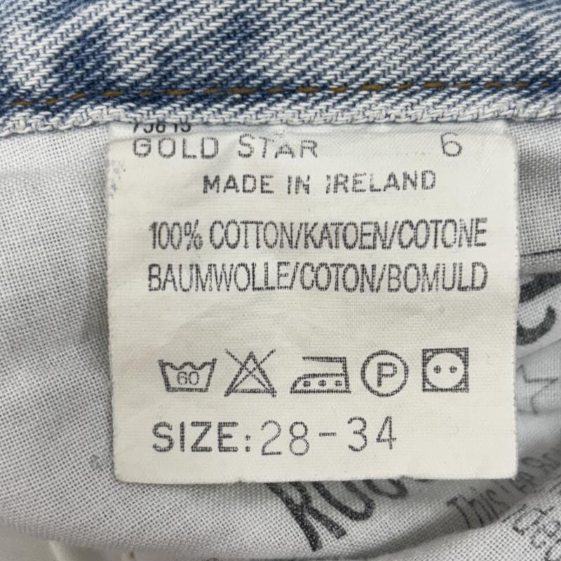 リー Lee パンツ デニム、ジーンズ GOLD STAR MADE IN IRELAND アイルランド製 240 デニムパンツ 28インチ メンズ USED 古着 中古 50134852