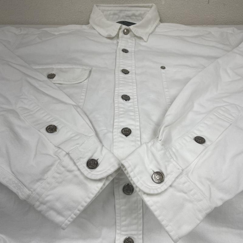 ラルフローレン RALPHLAUREN シャツ、ブラウス 長袖 80s 90s POLO COUNTRY ポロカン ホワイト デニム ワーク シャツ XL 無地 白 / ホワイト / white メンズ USED 古着 中古 50134872