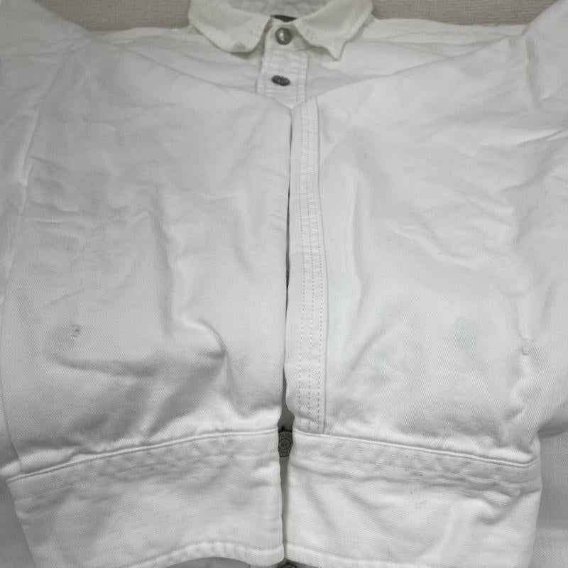 ラルフローレン RALPHLAUREN シャツ、ブラウス 長袖 80s 90s POLO COUNTRY ポロカン ホワイト デニム ワーク シャツ XL 無地 白 / ホワイト / white メンズ USED 古着 中古 50134872