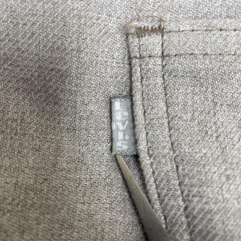 リーバイス Levi s パンツ ワークパンツ、ペインターパンツ 90s USA製 リーバイス スタプレ アクションスラックス vintage 42インチ 無地 グレージュ / グレージュ / メンズ USED 古着 中古 50134894