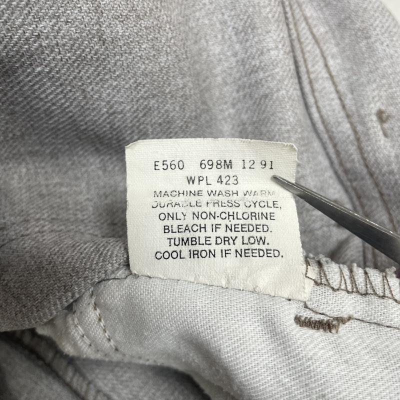 リーバイス Levi s パンツ ワークパンツ、ペインターパンツ 90s USA製 リーバイス スタプレ アクションスラックス vintage 42インチ 無地 グレージュ / グレージュ / メンズ USED 古着 中古 50134894