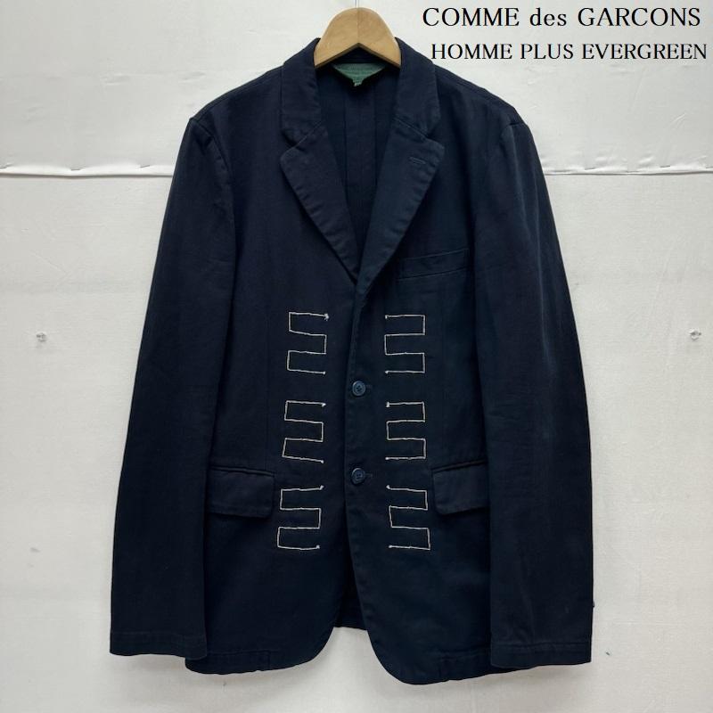 コム デ ギャルソン オム プリュス エバーグリーン COMME des GARCONS HOMME PLUS EVERGREEN ジャケット、上着 ジャケット、ブレザー 07SS デザイン テーラード ジャケット PS-J222 AD2006 M 紺 / ネイビー / navy メンズ USED 古着 中古 50134936