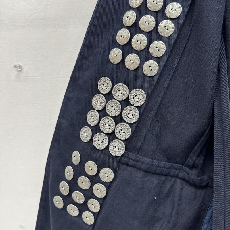 コム デ ギャルソン オム プリュス エバーグリーン COMME des GARCONS HOMME PLUS EVERGREEN ジャケット、上着 ジャケット、ブレザー 07SS デザイン テーラード ジャケット PS-J222 AD2006 M 紺 / ネイビー / navy メンズ USED 古着 中古 50134936