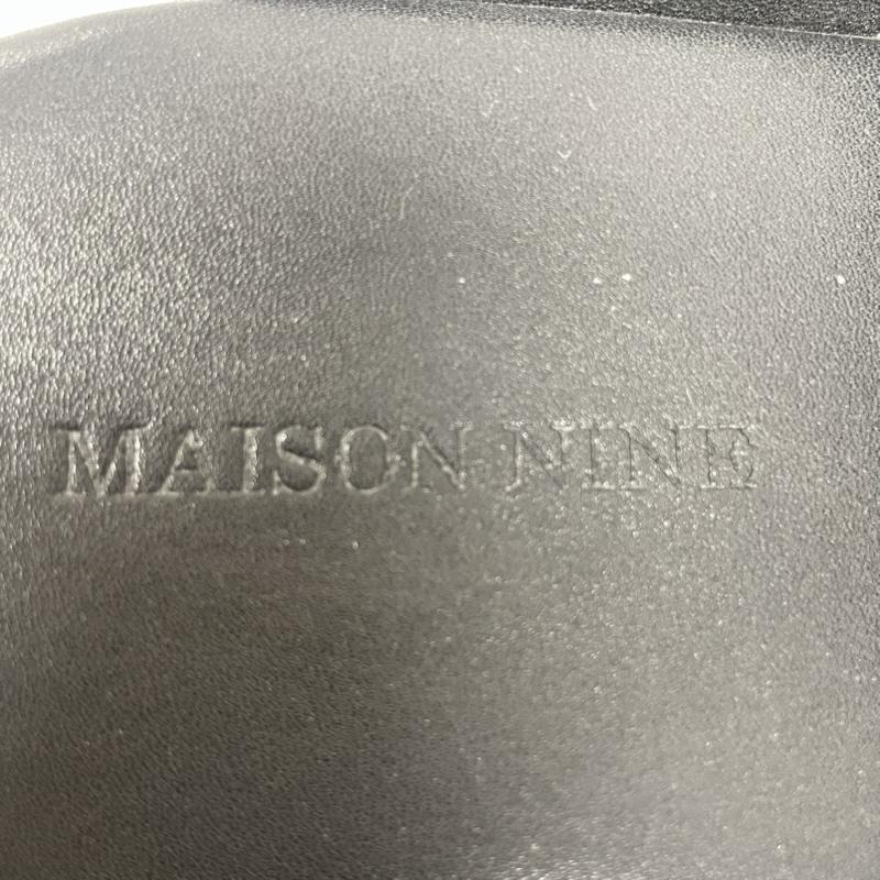 古着 USED サンダル サンダル MAISON NINE メゾン ナイン エアソール ブラック タッセル ベンサン - 黒 / ブラック / black メンズ USED 古着 中古 50134938