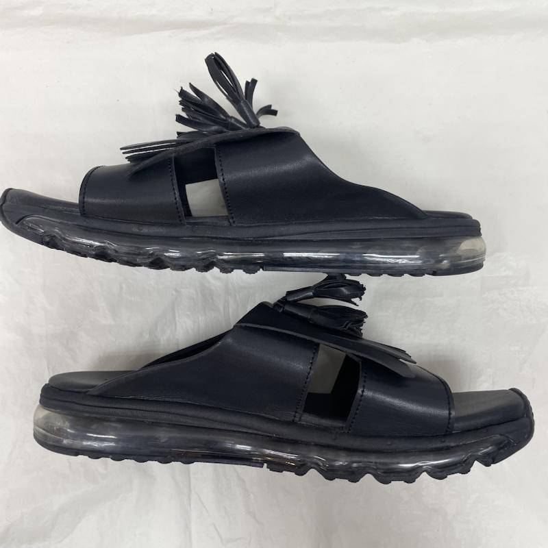 古着 USED サンダル サンダル MAISON NINE メゾン ナイン エアソール ブラック タッセル ベンサン - 黒 / ブラック / black メンズ USED 古着 中古 50134938