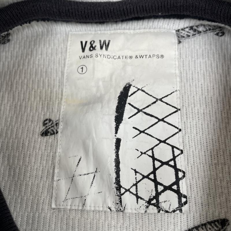 ダブルタップス WTAPS パーカー 長袖 VANS SYNDICATE ロゴ プリント フーディー パーカー 長袖 プルオーバー 112hnvnd-csm02s 1 ロゴ、文字 X プリント 紺 / ネイビー / navy メンズ USED 古着 中古 50134962