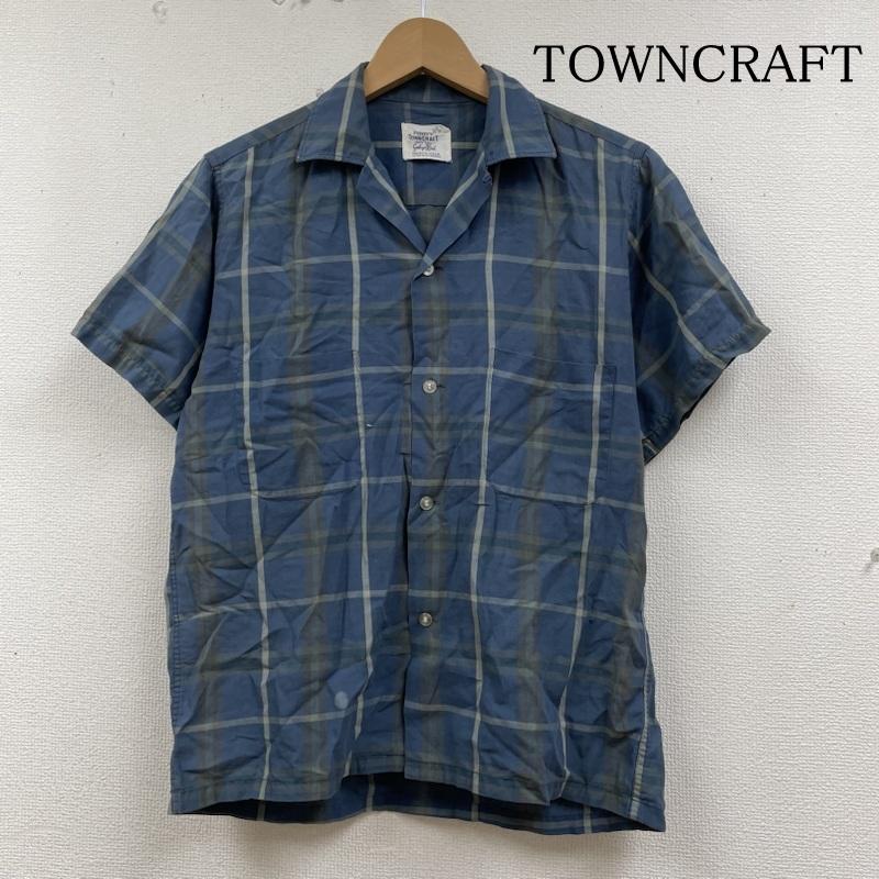 タウンクラフト TOWNCRAFT シャツ、ブラウス 半袖 半袖 シャツ ブラウス 60s 70s 船タグ オンブレチェック ヴィンテージ S チェック マルチカラー / マルチカラー / multicolor メンズ USED 古着 中古 50135006