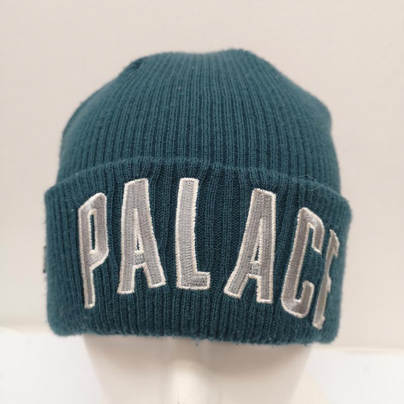 パレス PALACE 帽子 ニット帽 ロゴ ニットキャップ ビーニー - 緑 / グリーン / green メンズ USED 古着 中古 50135027