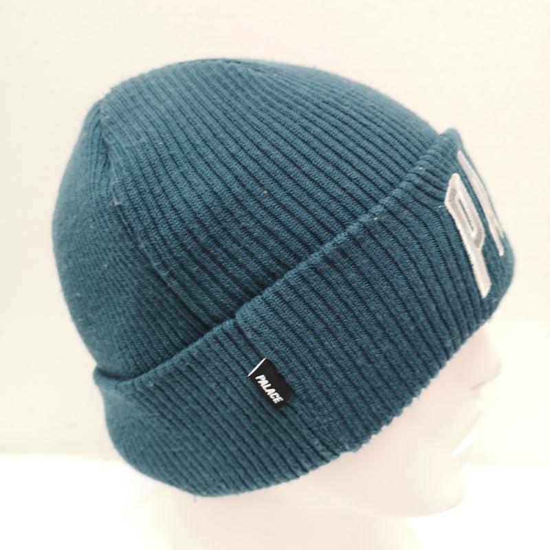パレス PALACE 帽子 ニット帽 ロゴ ニットキャップ ビーニー - 緑 / グリーン / green メンズ USED 古着 中古 50135027
