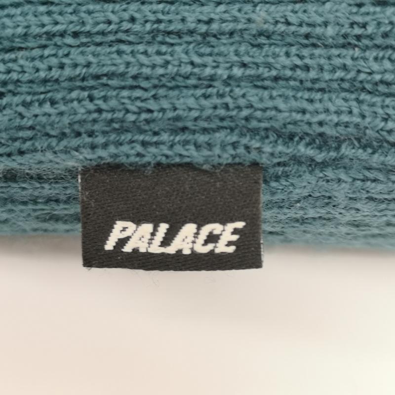 パレス PALACE 帽子 ニット帽 ロゴ ニットキャップ ビーニー - 緑 / グリーン / green メンズ USED 古着 中古 50135027