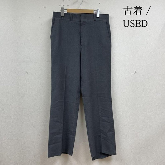 古着 USED パンツ スラックス 90s ヒルトンクラブ スラックス フィット パンツ テーパード 無地 ジップフライ - 無地 灰 / グレー / gray メンズ USED 古着 中古 50135031