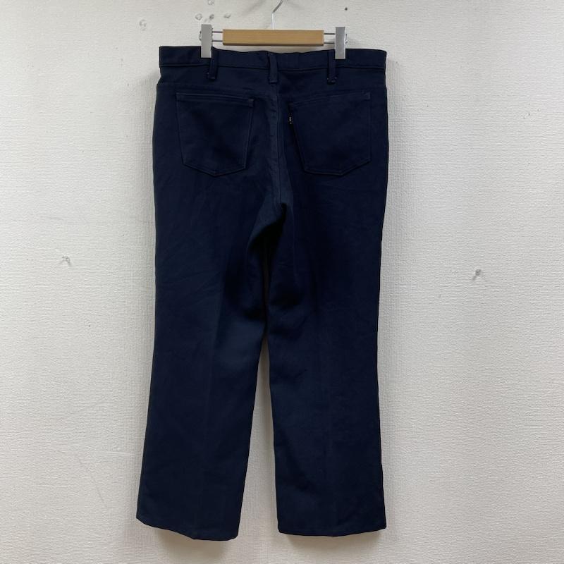 リーバイス Levi s パンツ ワークパンツ、ペインターパンツ 80s USA製 スタプレ フレア ブーツカット パンツ クロップド丈 SCOVIL 10517-6117 36インチ 無地 紺 / ネイビー / navy メンズ USED 古着 中古 50135042