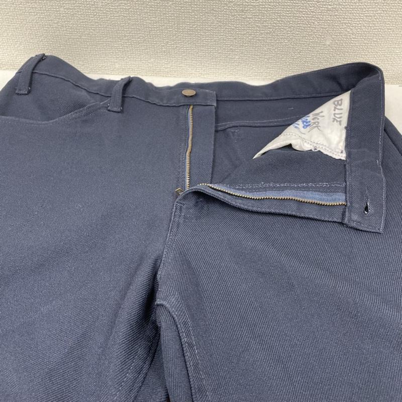 リーバイス Levi s パンツ ワークパンツ、ペインターパンツ 80s USA製 スタプレ フレア ブーツカット パンツ クロップド丈 SCOVIL 10517-6117 36インチ 無地 紺 / ネイビー / navy メンズ USED 古着 中古 50135042