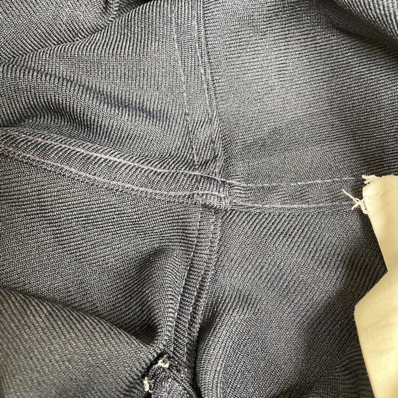 リーバイス Levi s パンツ ワークパンツ、ペインターパンツ 80s USA製 スタプレ フレア ブーツカット パンツ クロップド丈 SCOVIL 10517-6117 36インチ 無地 紺 / ネイビー / navy メンズ USED 古着 中古 50135042