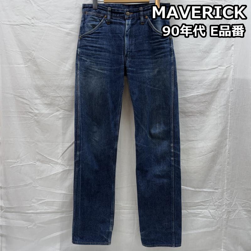 マーウ゛ェリック MAVERICK パンツ デニム、ジーンズ 90年代 ビンテージ D-TK4267 E1112 E品番 ラングラージャパン表記 スコビルボタン デニム パンツ 29インチ メンズ USED 古着 中古 50135080