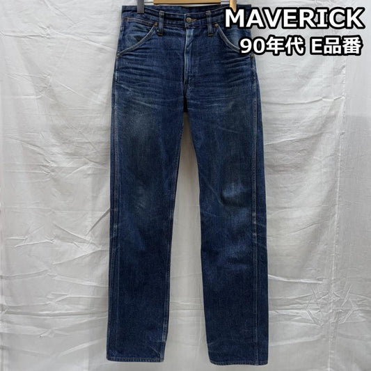 マーウ゛ェリック MAVERICK パンツ デニム、ジーンズ 90年代 ビンテージ D-TK4267 E1112 E品番 ラングラージャパン表記 スコビルボタン デニム パンツ 29インチ メンズ USED 古着 中古 50135080