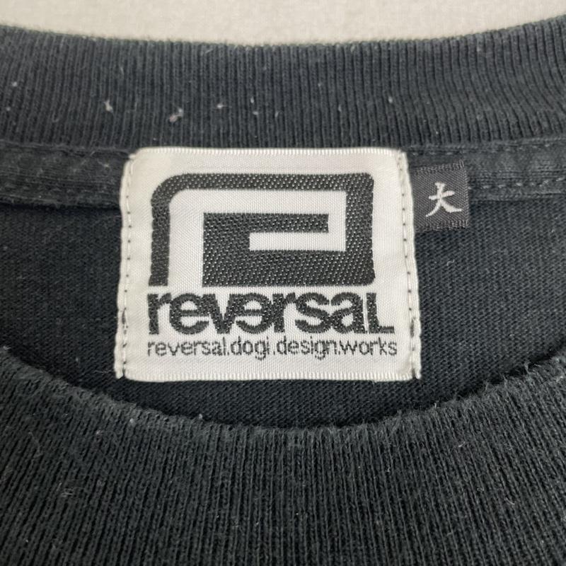 リバーサル reversal Tシャツ 半袖 半袖 Tシャツ RICARDO DE LA RIVA CUP2009 開催記念 DE LA RIVA 限定モデル L ロゴ、文字 X  X プリント 黒 / ブラック / black メンズ USED 古着 中古 50135089