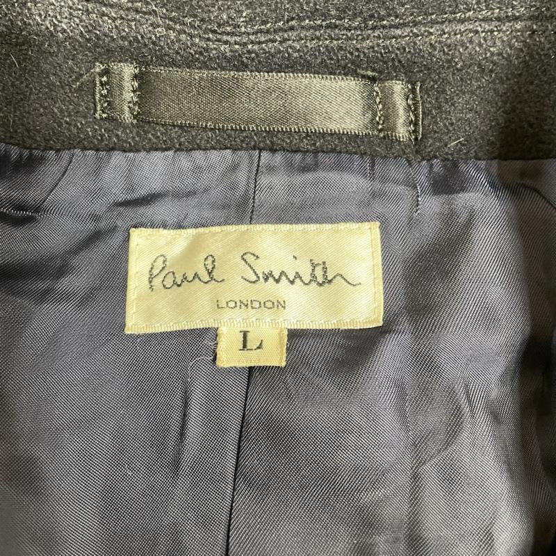ポールスミス Paul Smith コート ピーコート ピーコート Pコート ジャケット ダブル ショート丈 無地 ミディ丈 L 無地 紺 / ネイビー / navy メンズ USED 古着 中古 50135106