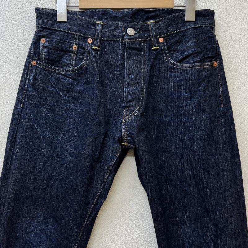 古着 USED パンツ デニム、ジーンズ TCB jeans ティーシービージーンズ 革パッチ 赤耳 Vステッチ 隠しリベット テーパード デニム パンツ インディゴ 30インチ インディゴ / インディゴ / Indigo メンズ USED 古着 中古 50135161
