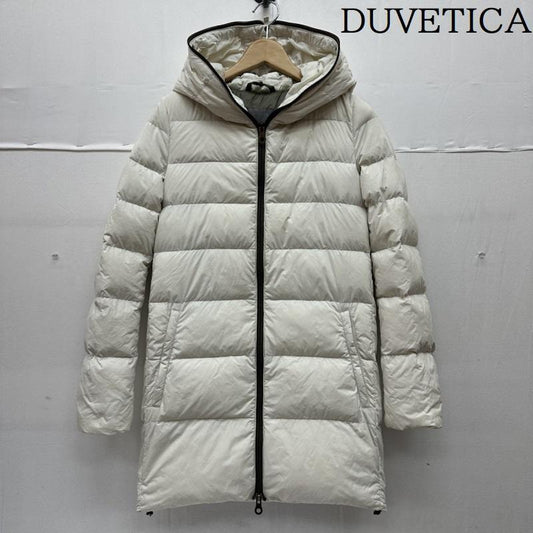 デュベティカ DUVETICA ジャケット、上着 ダウンジャケット CARYSDUE ダウン ロング ジャケット 1162-RLW 40 白 / ホワイト / white レディース USED 古着 中古 50135178