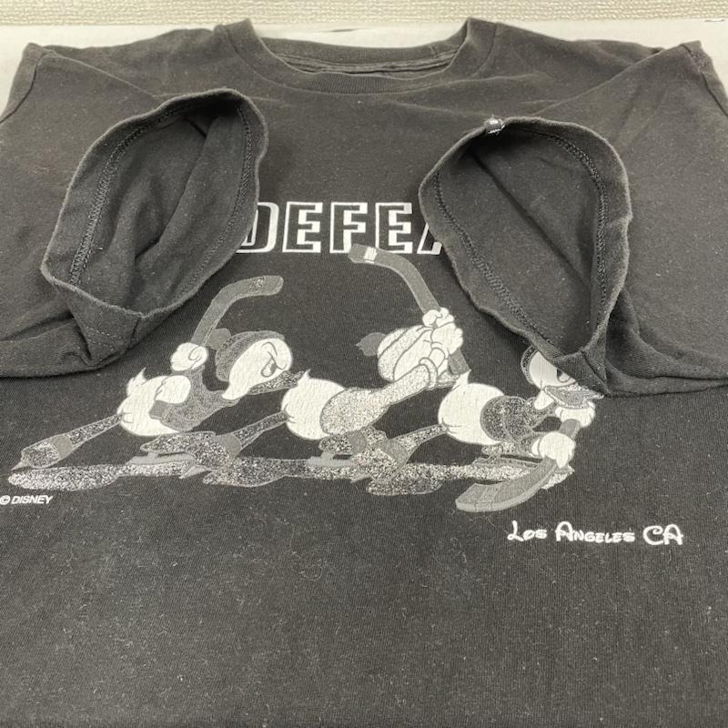 アンディフィーテッド UNDEFEATED Tシャツ 半袖 半袖 Tシャツ ディズニー コラボ ドナルド ヒューイ デューイ ルーイ ロゴ プリント クルーネック M ロゴ、文字 X キャラクター X プリント 黒 / ブラック / black メンズ USED 古着 中古 50135190