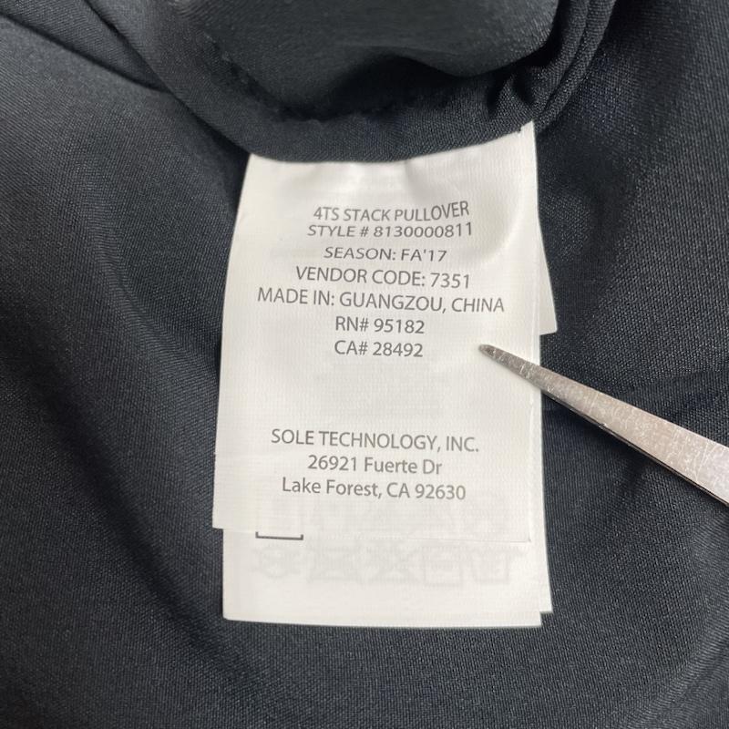 古着 USED ジャケット、上着 ジャンパー、ブルゾン ThirtyTwo 32 4TS Stack Pullover マウンテン パーカー ナイロン ジャケット フルジップアップ ロゴ M ロゴ、文字 X プリント 黒 / ブラック / black メンズ USED 古着 中古 50135214