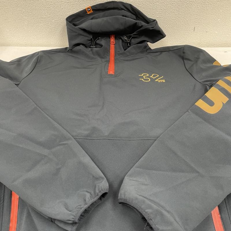 古着 USED ジャケット、上着 ジャンパー、ブルゾン ThirtyTwo 32 4TS Stack Pullover マウンテン パーカー ナイロン ジャケット フルジップアップ ロゴ M ロゴ、文字 X プリント 黒 / ブラック / black メンズ USED 古着 中古 50135214