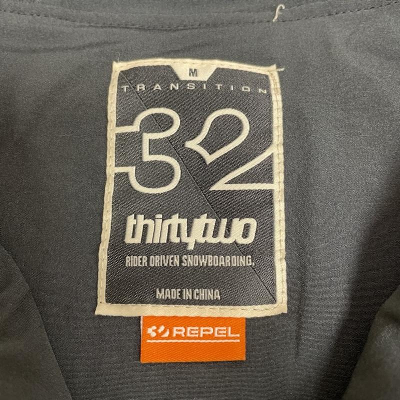 古着 USED ジャケット、上着 ジャンパー、ブルゾン ThirtyTwo 32 4TS Stack Pullover マウンテン パーカー ナイロン ジャケット フルジップアップ ロゴ M ロゴ、文字 X プリント 黒 / ブラック / black メンズ USED 古着 中古 50135215