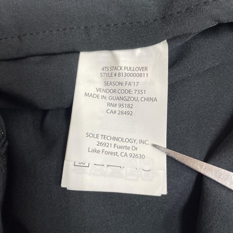 古着 USED ジャケット、上着 ジャンパー、ブルゾン ThirtyTwo 32 4TS Stack Pullover マウンテン パーカー ナイロン ジャケット フルジップアップ ロゴ M ロゴ、文字 X プリント 黒 / ブラック / black メンズ USED 古着 中古 50135215