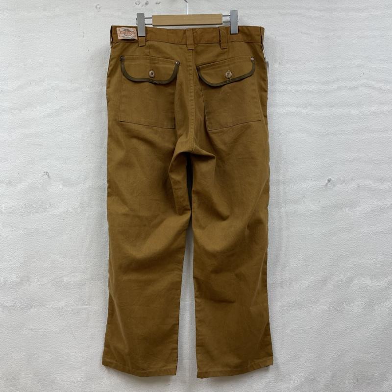 古着 USED パンツ ワークパンツ、ペインターパンツ 70s 80s SAFTBAK ダック USA古着 ハンチング パンツ ワークパンツ ダブルニー レザー ロゴ、文字 茶 / ブラウン / brown メンズ USED 古着 中古 50135359