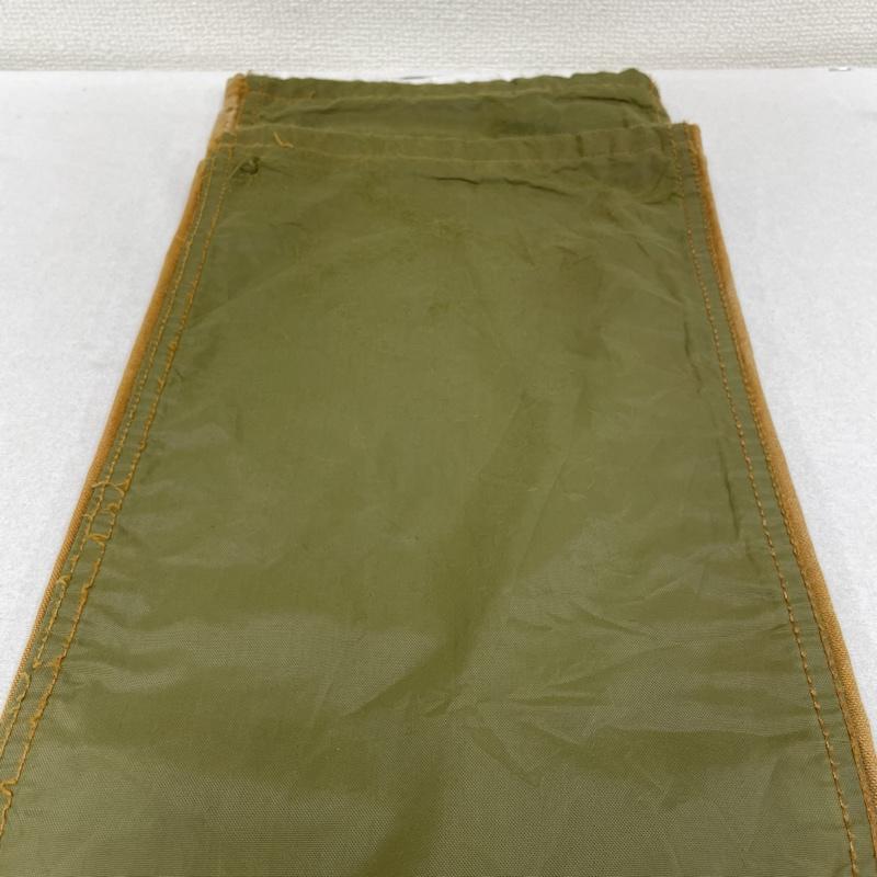 古着 USED パンツ ワークパンツ、ペインターパンツ USA製 SAFTBAK レザーダブルニー ワーク パンツ 80s ハンティング 異素材 30インチ ロゴ、文字 茶 / ブラウン / brown X カーキ / カーキ / khaki メンズ USED 古着 中古 50135360
