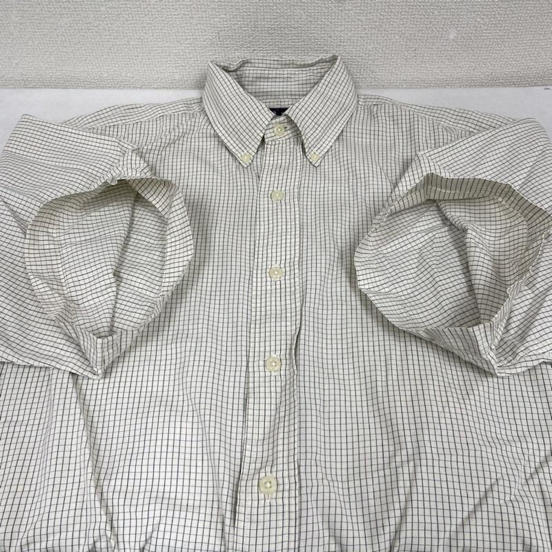 ラルフローレン RALPHLAUREN シャツ、ブラウス 半袖 90s BLAIRE チェック柄 ボタンダウン 半袖 オックスフォード コットンシャツ ロゴ 刺繍 M チェック X ロゴ、文字 X 刺繍 オフホワイト / オフホワイト / メンズ USED 古着 中古 50135402
