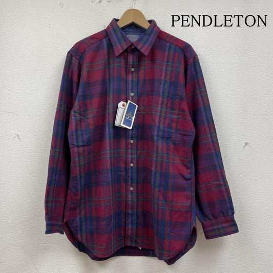 ペンドルトン PENDLETON シャツ、ブラウス 長袖 70 80s USA製 チェック ウール 長袖 シャツ タグ付き L チェック マルチカラー / マルチカラー / multicolor メンズ USED 古着 中古 50135419